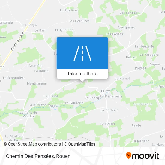 Chemin Des Pensées map