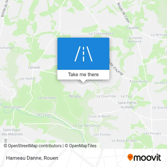 Hameau Danne map