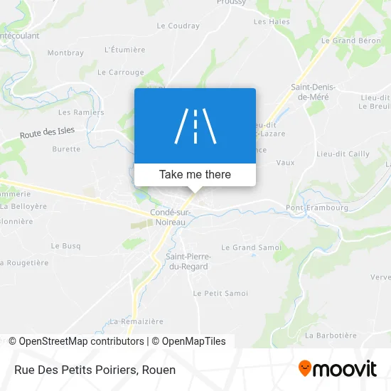 Rue Des Petits Poiriers map