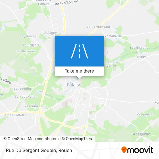 Rue Du Sergent Goubin map