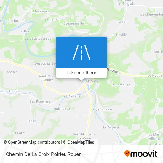 Chemin De La Croix Poirier map