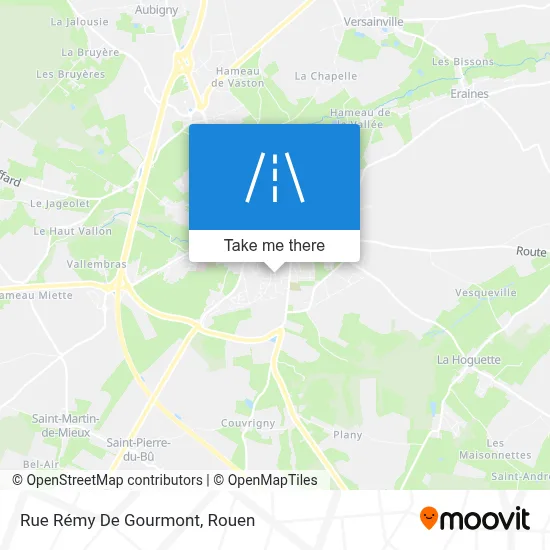 Rue Rémy De Gourmont map