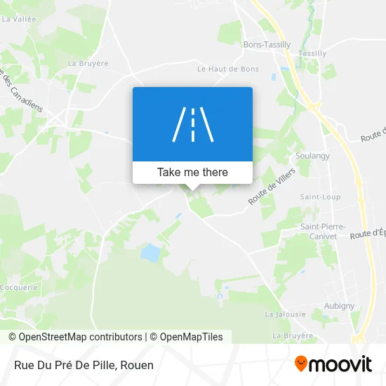Mapa Rue Du Pré De Pille