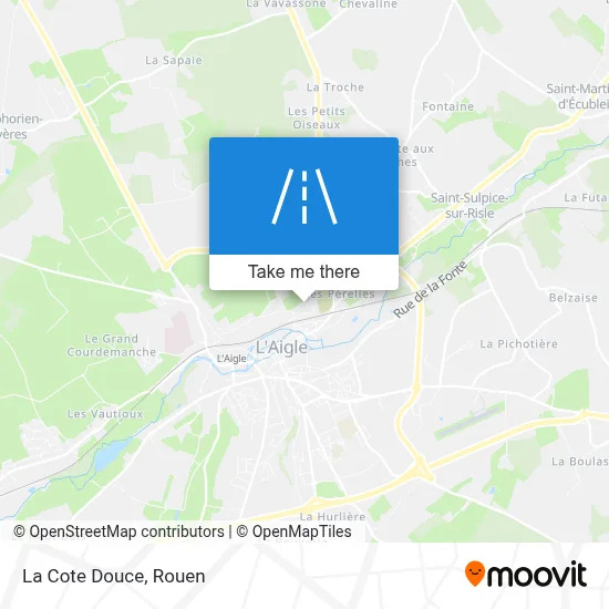 La Cote Douce map