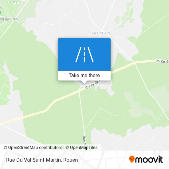 Rue Du Val Saint-Martin map