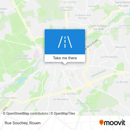 Rue Souchey map
