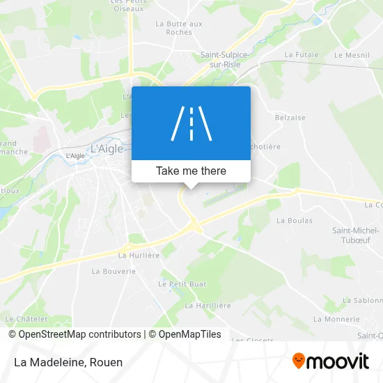 La Madeleine map