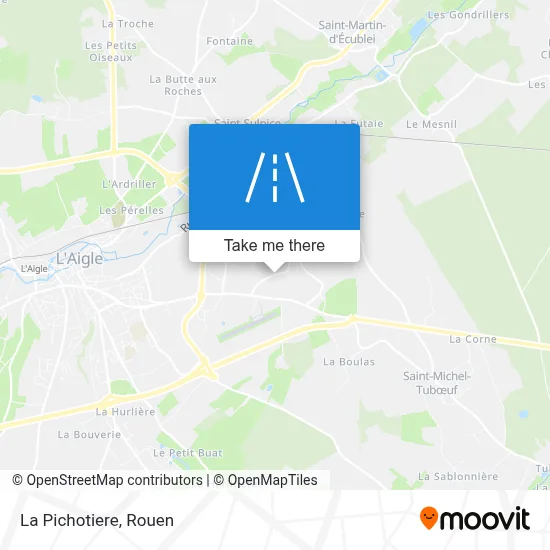 La Pichotiere map