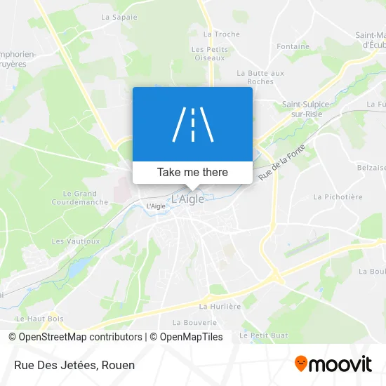 Rue Des Jetées map