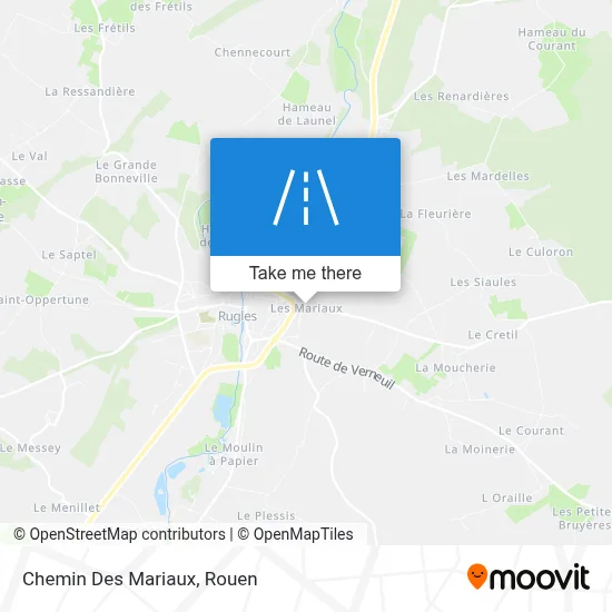 Mapa Chemin Des Mariaux