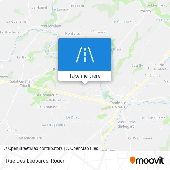Rue Des Léopards map
