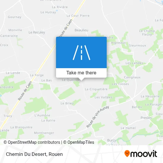 Chemin Du Desert map