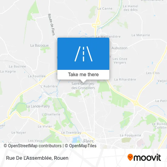 Rue De L'Assemblée map