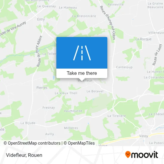 Videfleur map
