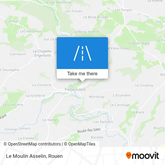 Le Moulin Asselin map
