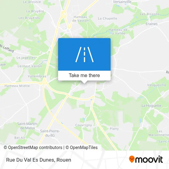 Rue Du Val Es Dunes map