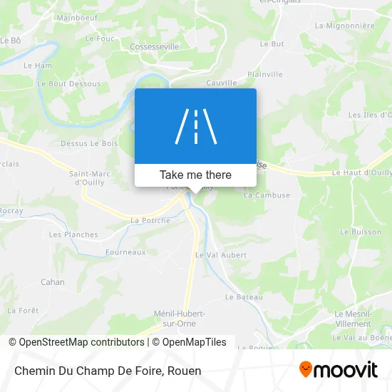 Chemin Du Champ De Foire map