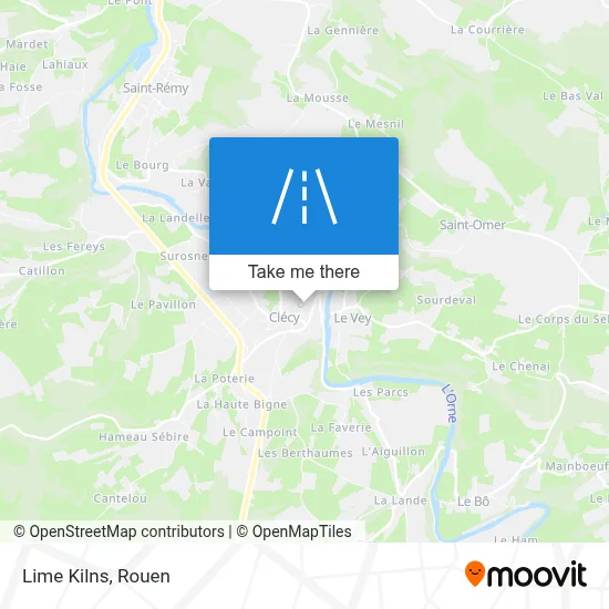 Les Fours À Chaux map