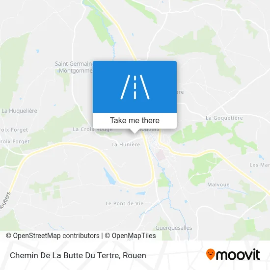 Chemin De La Butte Du Tertre map