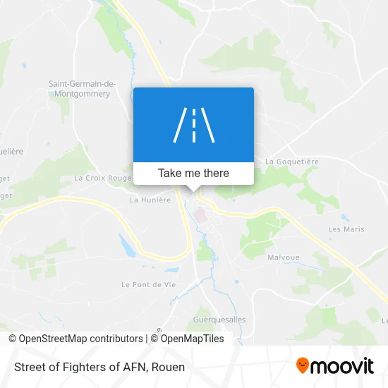 Mapa Rue Des Combattants D'Afn