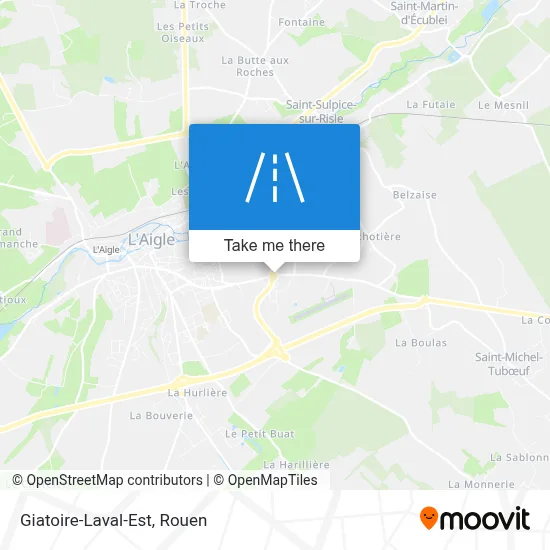 Giatoire-Laval-Est map