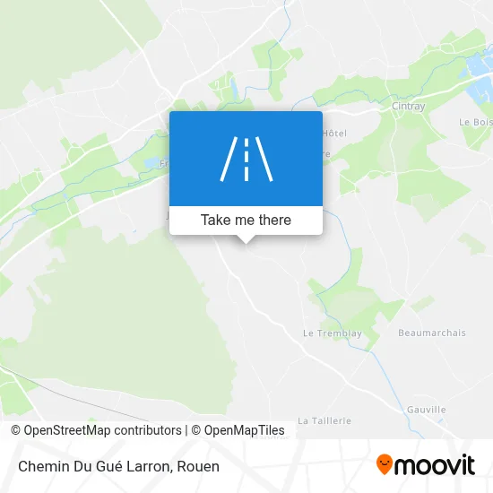 Chemin Du Gué Larron map