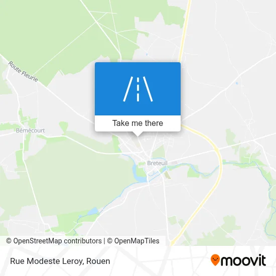 Mapa Rue Modeste Leroy