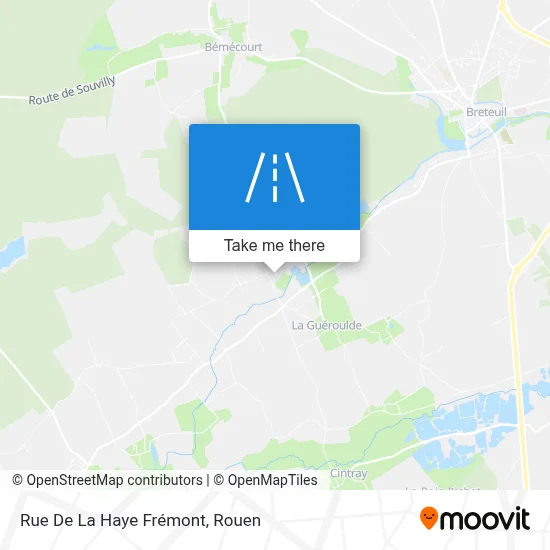 Rue De La Haye Frémont map