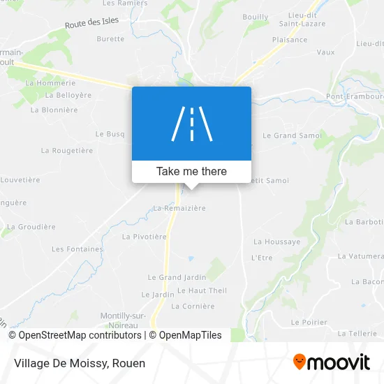 Village De Moissy map