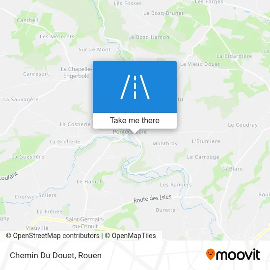 Chemin Du Douet map