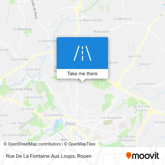 Rue De La Fontaine Aux Loups map