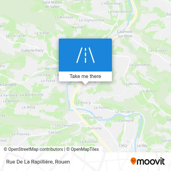 Rue De La Rapillière map