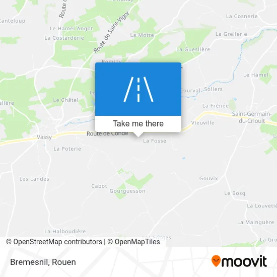 Bremesnil map