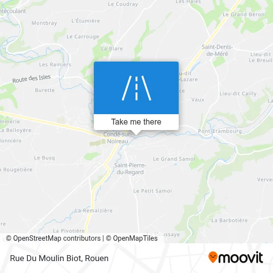 Rue Du Moulin Biot map