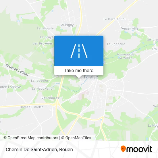Chemin De Saint-Adrien map