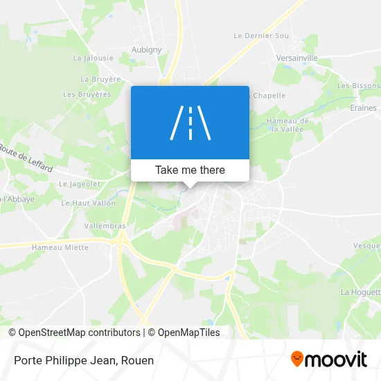 Porte Philippe Jean map