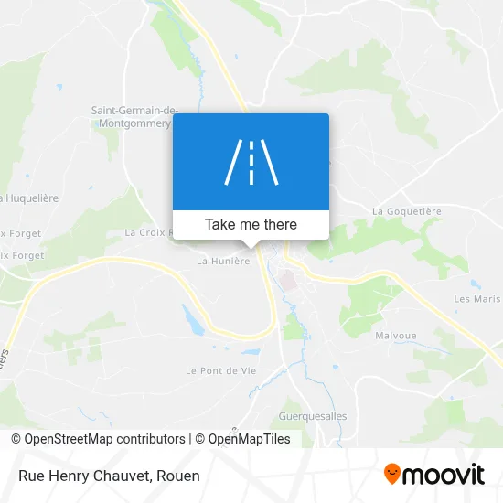 Rue Henry Chauvet map