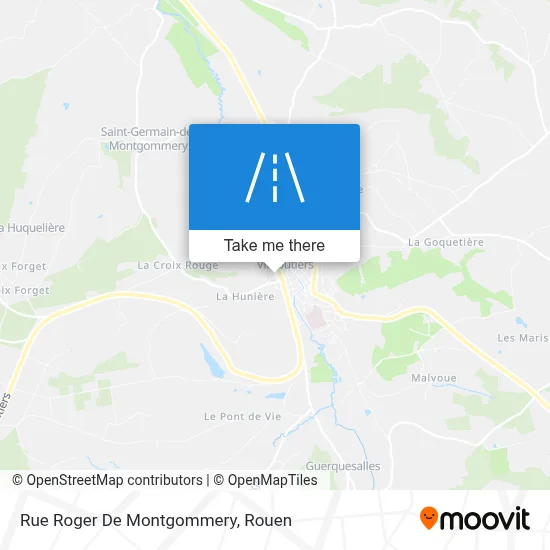 Rue Roger De Montgommery map