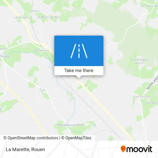 Mapa La Marette