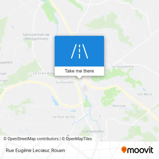 Rue Eugène Lecœur map