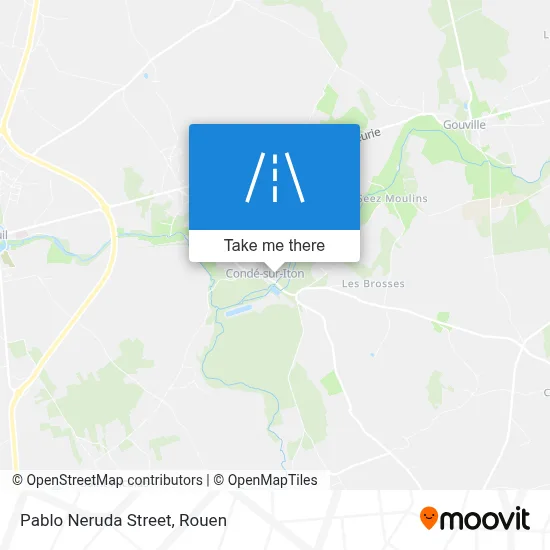 Rue Pablo Neruda map