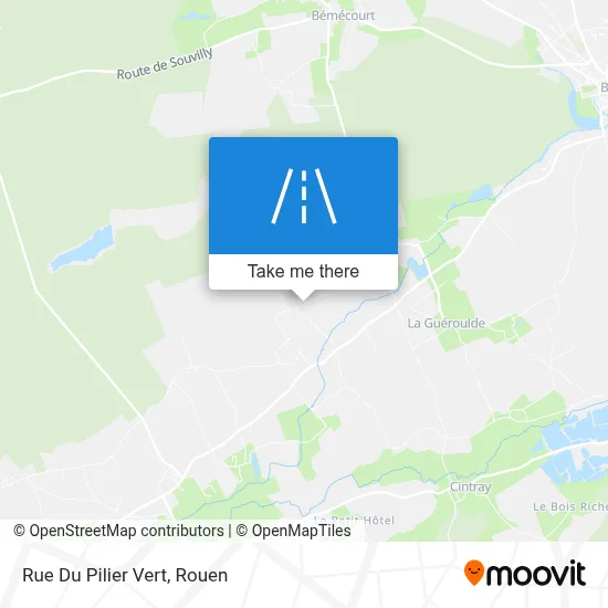 Rue Du Pilier Vert map