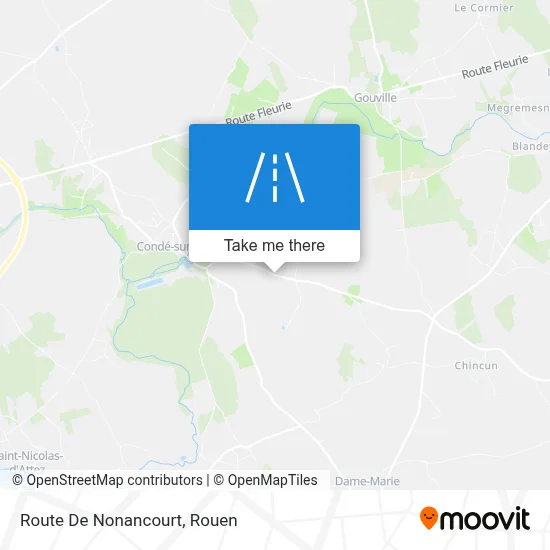 Route De Nonancourt map