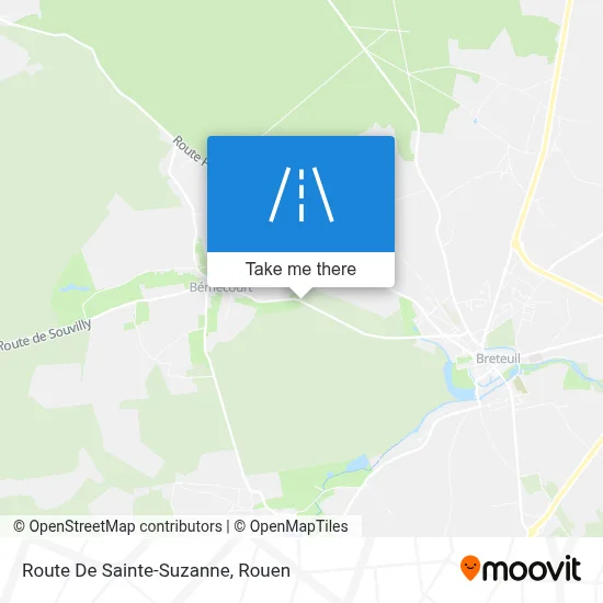 Route De Sainte-Suzanne map