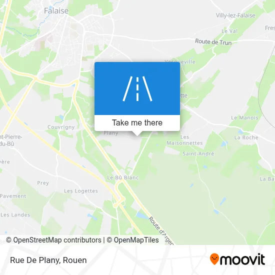 Rue De Plany map