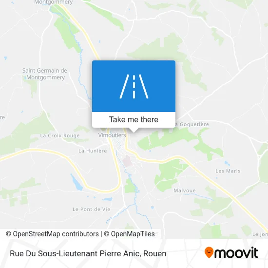 Rue Du Sous-Lieutenant Pierre Anic map