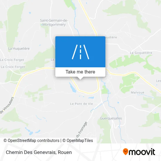 Chemin Des Genevrais map