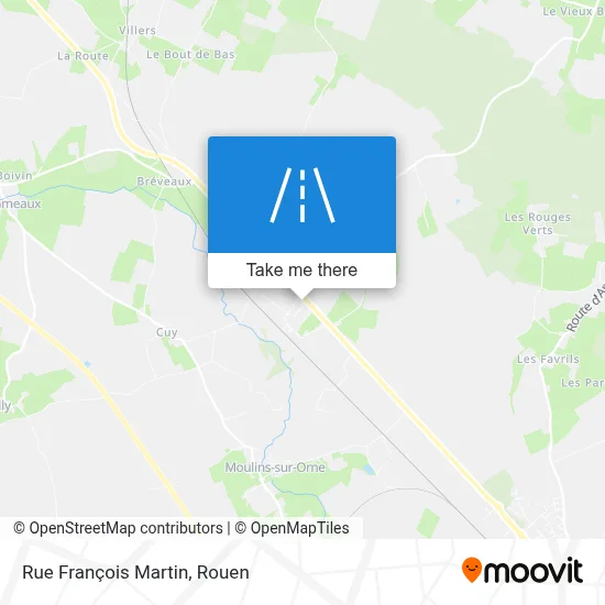 Mapa Rue François Martin