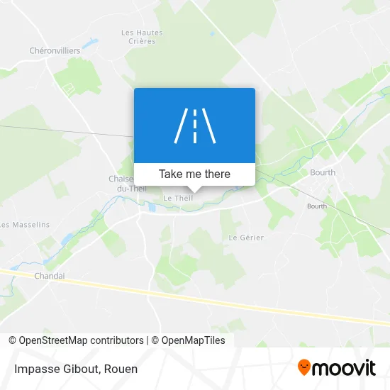 Impasse Gibout map
