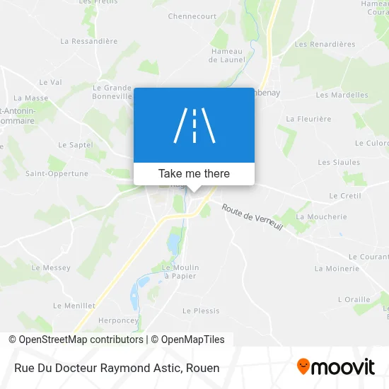 Rue Du Docteur Raymond Astic map